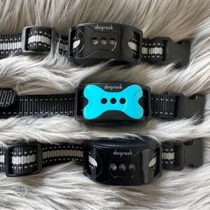 3 COLLARS DogRook Rechargeable Dog Bark Collar - Humane, No Shock Barking Collar